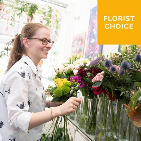 Florist Choice Flowers in Aqua